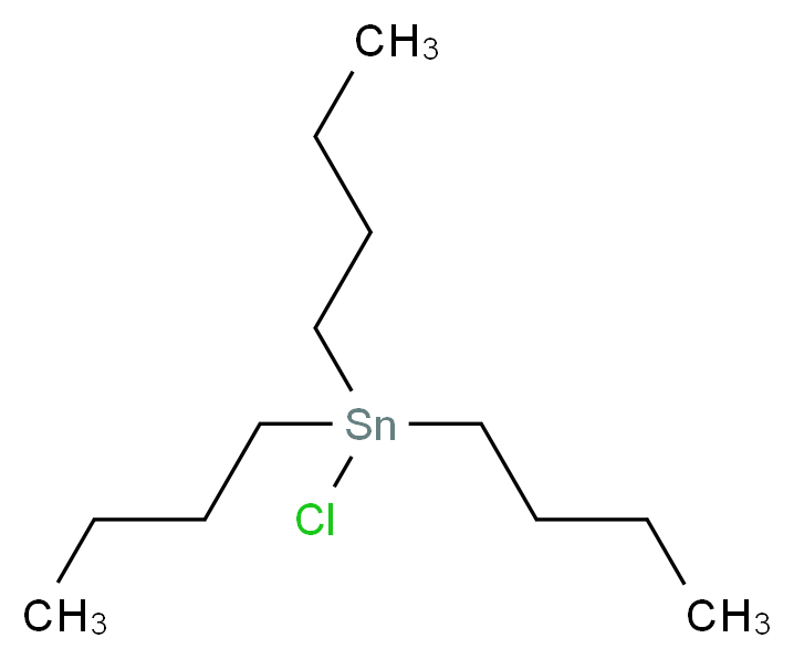 Tributyltin chloride_Molecular_structure_CAS_1461-22-9)