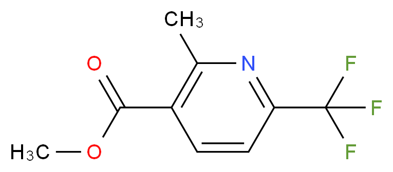 Methyl 2-methyl-6-(trifluoromethyl)nicotinate_Molecular_structure_CAS_205582-88-3)