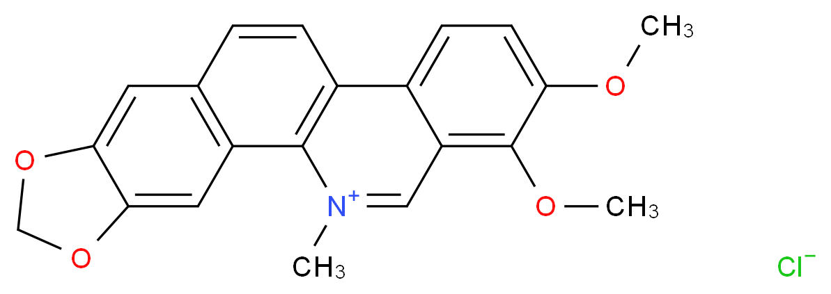 Chelerythrine chloride_Molecular_structure_CAS_3895-92-9)