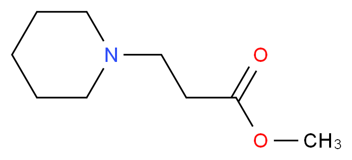 methyl 3-(piperidin-1-yl)propanoate_Molecular_structure_CAS_)