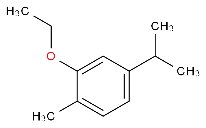 Carvacryl ethyl ether_Molecular_structure_CAS_4732-13-2)