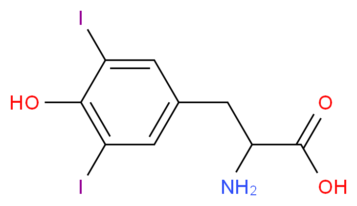 2-amino-3-(4-hydroxy-3,5-diiodophenyl)propanoic acid_Molecular_structure_CAS_66-02-4)