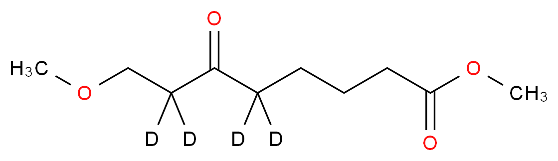 8-Methoxy-6-oxo-octanoic Acid Methyl Ester-d4_Molecular_structure_CAS_)