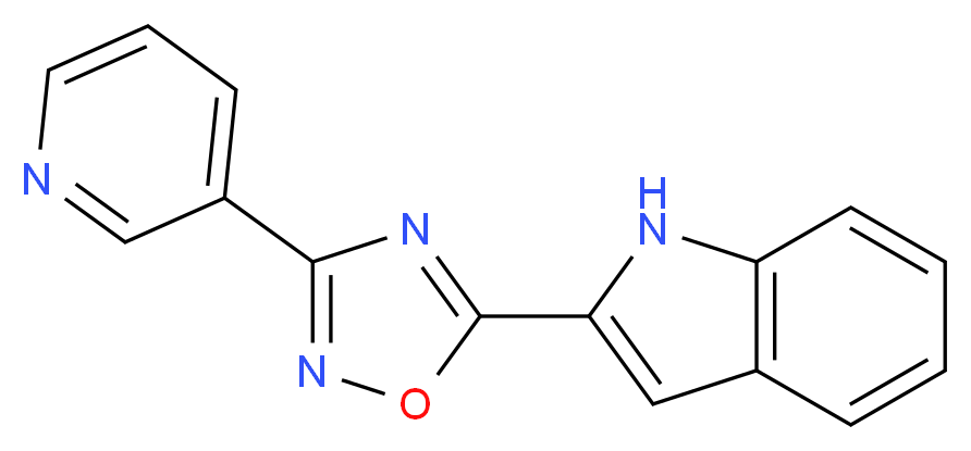 2-[3-(3-pyridinyl)-1,2,4-oxadiazol-5-yl]-1H-indole_Molecular_structure_CAS_)