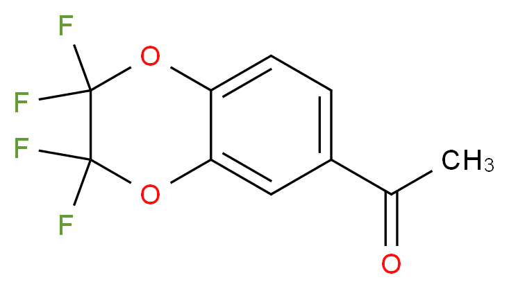 (2,3-Dihydro-2,2,3,3-tetrafluoro-1,4-benzodioxin-6-yl)ethan-1-one 98%_Molecular_structure_CAS_540738-37-2)