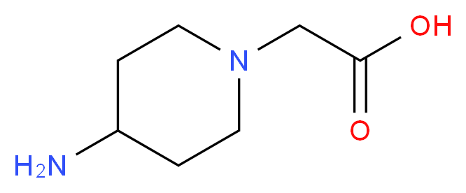 (4-Aminopiperidin-1-yl)acetic acid_Molecular_structure_CAS_)