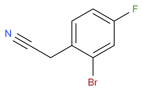 2-(2-Bromo-4-fluorophenyl)acetonitrile_Molecular_structure_CAS_61150-58-1)