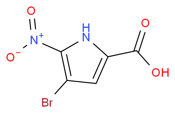 4-bromo-5-nitro-1H-pyrrole-2-carboxylic acid_Molecular_structure_CAS_)