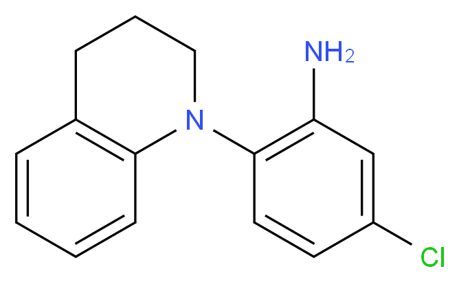 5-Chloro-2-[3,4-dihydro-1(2H)-quinolinyl]aniline_Molecular_structure_CAS_)