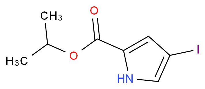 Isopropyl 4-iodo-1H-pyrrole-2-carboxylate 95+%_Molecular_structure_CAS_)