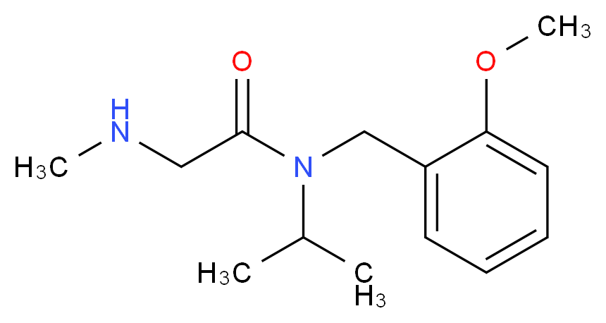 N-isopropyl-N-(2-methoxybenzyl)-2-(methylamino)acetamide_Molecular_structure_CAS_)