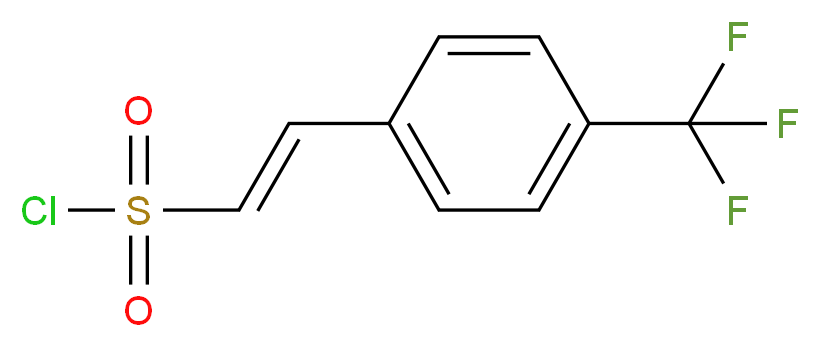 2-[4-(Trifluoromethyl)phenyl]ethenesulfonyl chloride_Molecular_structure_CAS_)