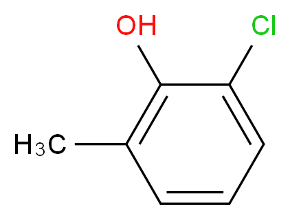 2-Chloro-6-methylphenol, tech_Molecular_structure_CAS_87-64-9)