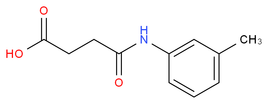 4-[(3-Methylphenyl)amino]-4-oxobutanoic acid_Molecular_structure_CAS_62134-48-9)