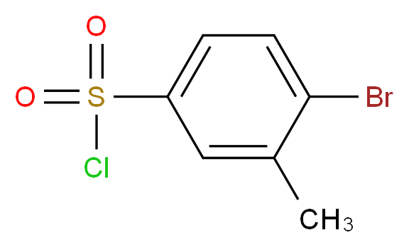4-Bromo-3-methylbenzenesulfonyl chloride_Molecular_structure_CAS_72256-93-0)