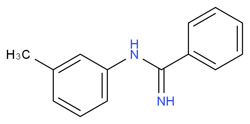 N-(3-methylphenyl)benzenecarboximidamide_Molecular_structure_CAS_)
