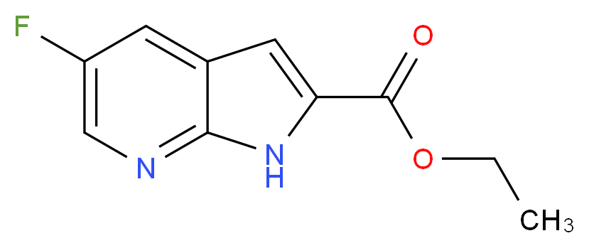 Ethyl 5-fluoro-1H-pyrrolo[2,3-b]pyridine-2-carboxylate_Molecular_structure_CAS_920978-95-6)