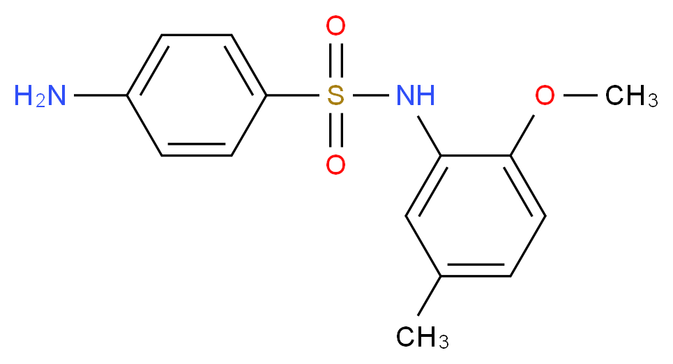 4-Amino-N-(2-methoxy-5-methylphenyl)-benzenesulfonamide_Molecular_structure_CAS_)