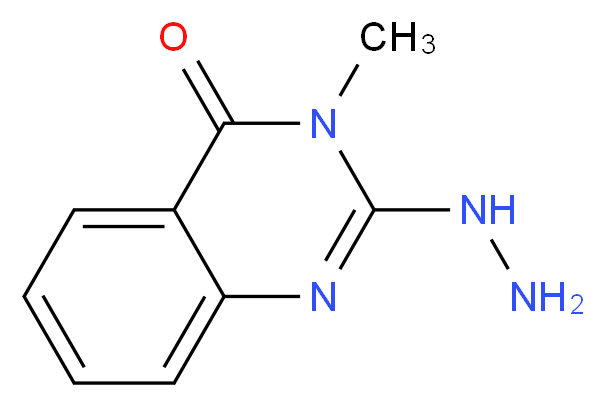 2-Hydrazino-3-methylquinazolin-4(3H)-one_Molecular_structure_CAS_61507-80-0)