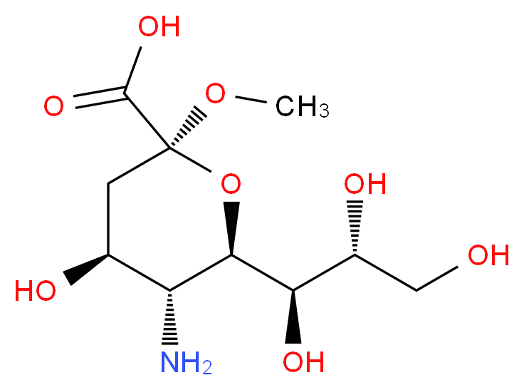 Methyl β-Neuraminic Acid_Molecular_structure_CAS_56144-08-2)