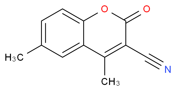 3-Cyano-4,6-dimethylcoumarin_Molecular_structure_CAS_56394-28-6)