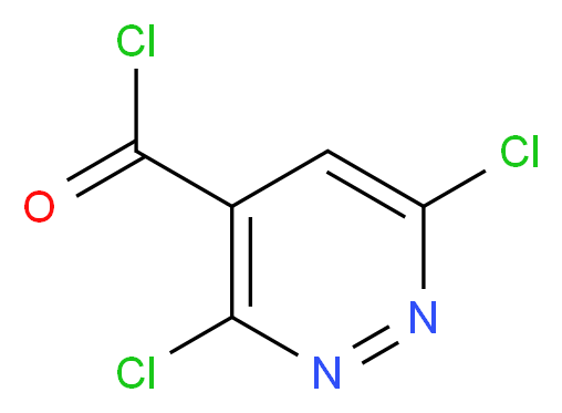 3,6-Dichloro-pyridazine-4-carbonyl chloride_Molecular_structure_CAS_6531-08-4)