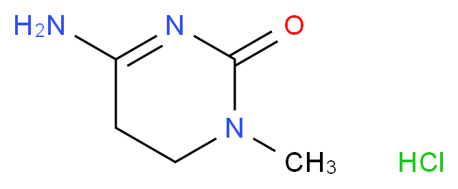 4-amino-1-methyl-5,6-dihydropyrimidin-2(1H)-one hydrochloride_Molecular_structure_CAS_696-10-6)