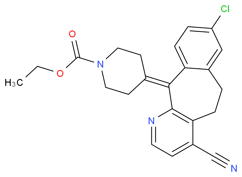 4-Cyano Loratadine_Molecular_structure_CAS_860010-33-9)