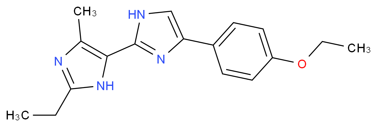 4-(4-ethoxyphenyl)-2'-ethyl-5'-methyl-1H,3'H-2,4'-biimidazole_Molecular_structure_CAS_)