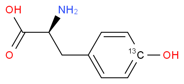 L-Tyrosine-(phenyl-4-13C)_Molecular_structure_CAS_81201-90-3)