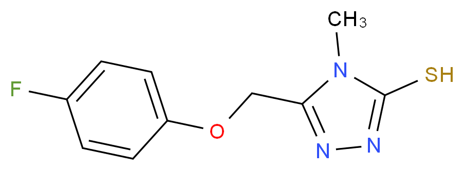 5-[(4-Fluorophenoxy)methyl]-4-methyl-4H-1,2,4-triazole-3-thiol_Molecular_structure_CAS_667437-43-6)