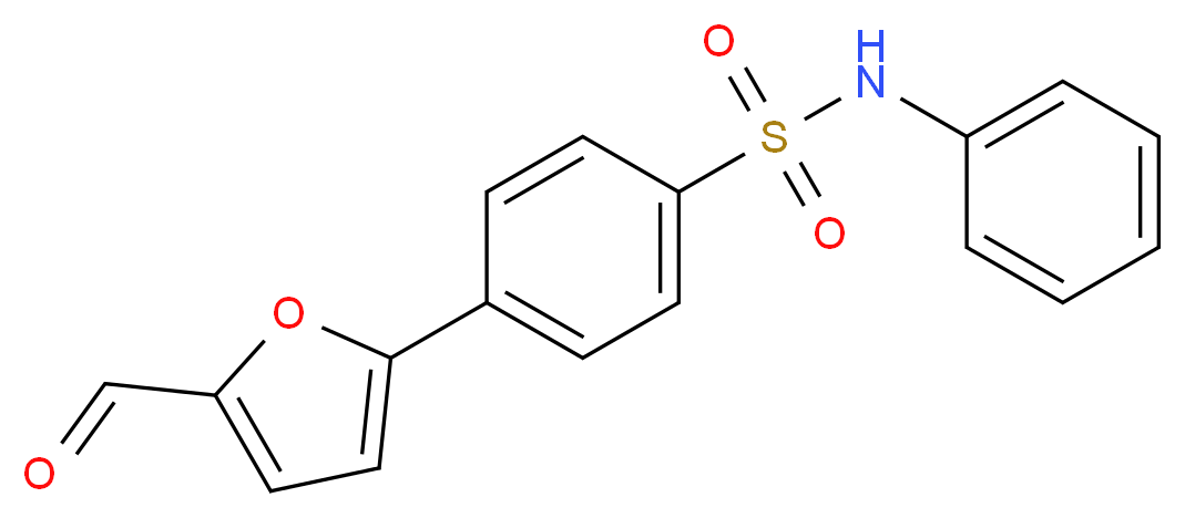 4-(5-formyl-2-furyl)-N-phenylbenzenesulfonamide_Molecular_structure_CAS_)