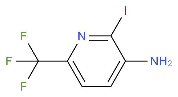2-iodo-6-(trifluoromethyl)pyridin-3-amine_Molecular_structure_CAS_920979-04-0)
