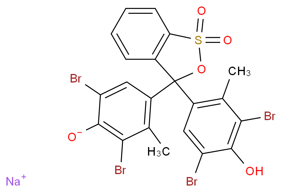 Bromocresol Green sodium salt solution_Molecular_structure_CAS_62625-32-5)