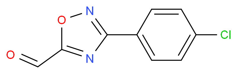 3-(4-chlorophenyl)-1,2,4-oxadiazole-5-carbaldehyde_Molecular_structure_CAS_73217-76-2)