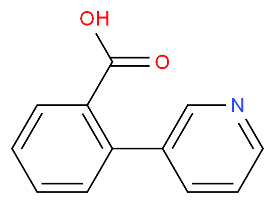 2-Pyridin-3-yl-benzoic acid_Molecular_structure_CAS_134363-45-4)