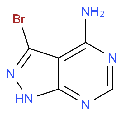 3-Bromo-1H-pyrazolo[3,4-d]pyrimidin-4-amine_Molecular_structure_CAS_83255-86-1)