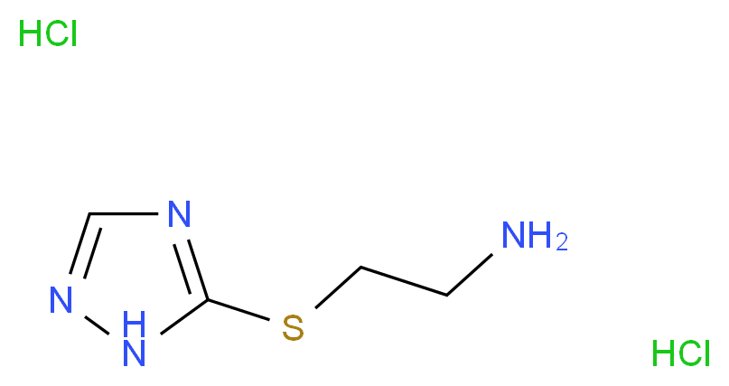 2-(1H-1,2,4-Triazol-5-ylthio)ethanamine dihydrochloride_Molecular_structure_CAS_)