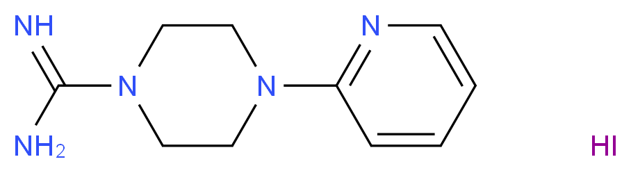 4-(Pyridin-2-yl)piperazine-1-carboximidamide hydroiodide_Molecular_structure_CAS_)