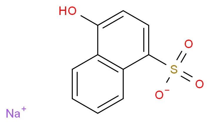 1-NAPHTHOL-4-SULFONIC ACID, NA SALT, TECH_Molecular_structure_CAS_6099-57-6)