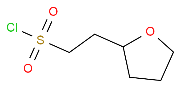 2-(oxolan-2-yl)ethane-1-sulfonyl chloride_Molecular_structure_CAS_)