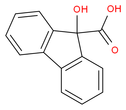 9-hydroxy-9H-fluorene-9-carboxylic acid_Molecular_structure_CAS_)