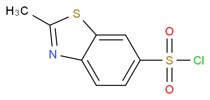 2-methyl-1,3-benzothiazole-6-sulfonyl chloride_Molecular_structure_CAS_21431-13-0)