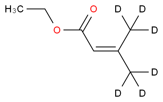 Ethyl 3-Methyl-2-butenoate-d6_Molecular_structure_CAS_53439-15-9)