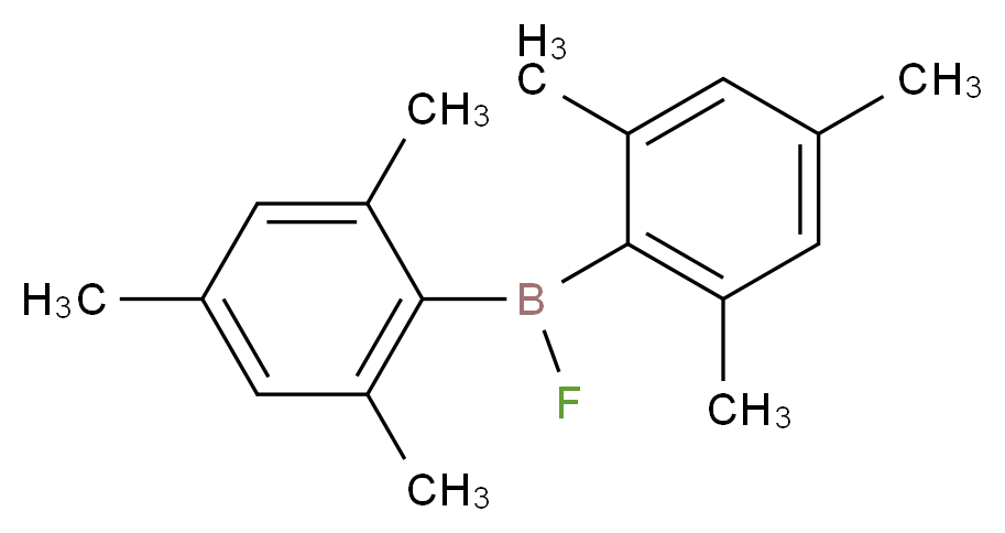 Dimesitylboron fluoride_Molecular_structure_CAS_436-59-9)
