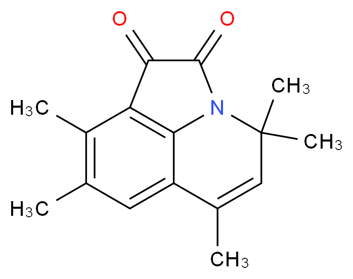 4,4,6,8,9-Pentamethyl-4H-pyrrolo[3,2,1-ij]-quinoline-1,2-dione_Molecular_structure_CAS_)