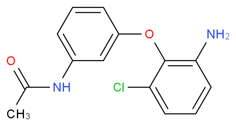 N-[3-(2-Amino-6-chlorophenoxy)phenyl]acetamide_Molecular_structure_CAS_)