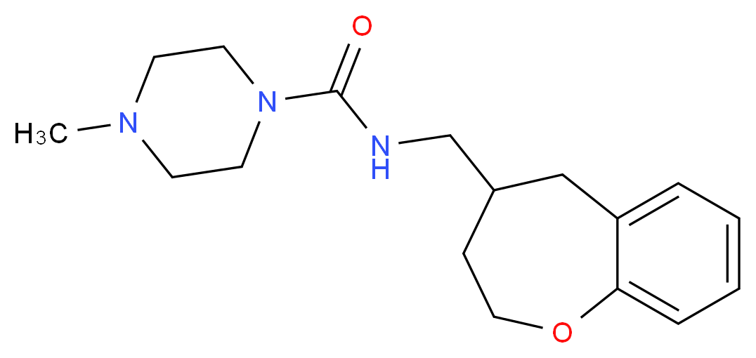 4-methyl-N-(2,3,4,5-tetrahydro-1-benzoxepin-4-ylmethyl)piperazine-1-carboxamide_Molecular_structure_CAS_)