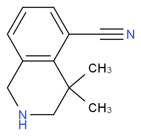 4,4-DiMethyl-1,2,3,4-tetrahydroisoquinoline-5-carbonitrile_Molecular_structure_CAS_1203686-62-7)
