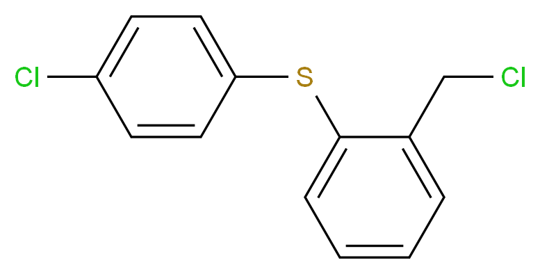 1-(Chloromethyl)-2-[(4-chlorophenyl)sulfanyl]-benzene_Molecular_structure_CAS_13459-60-4)